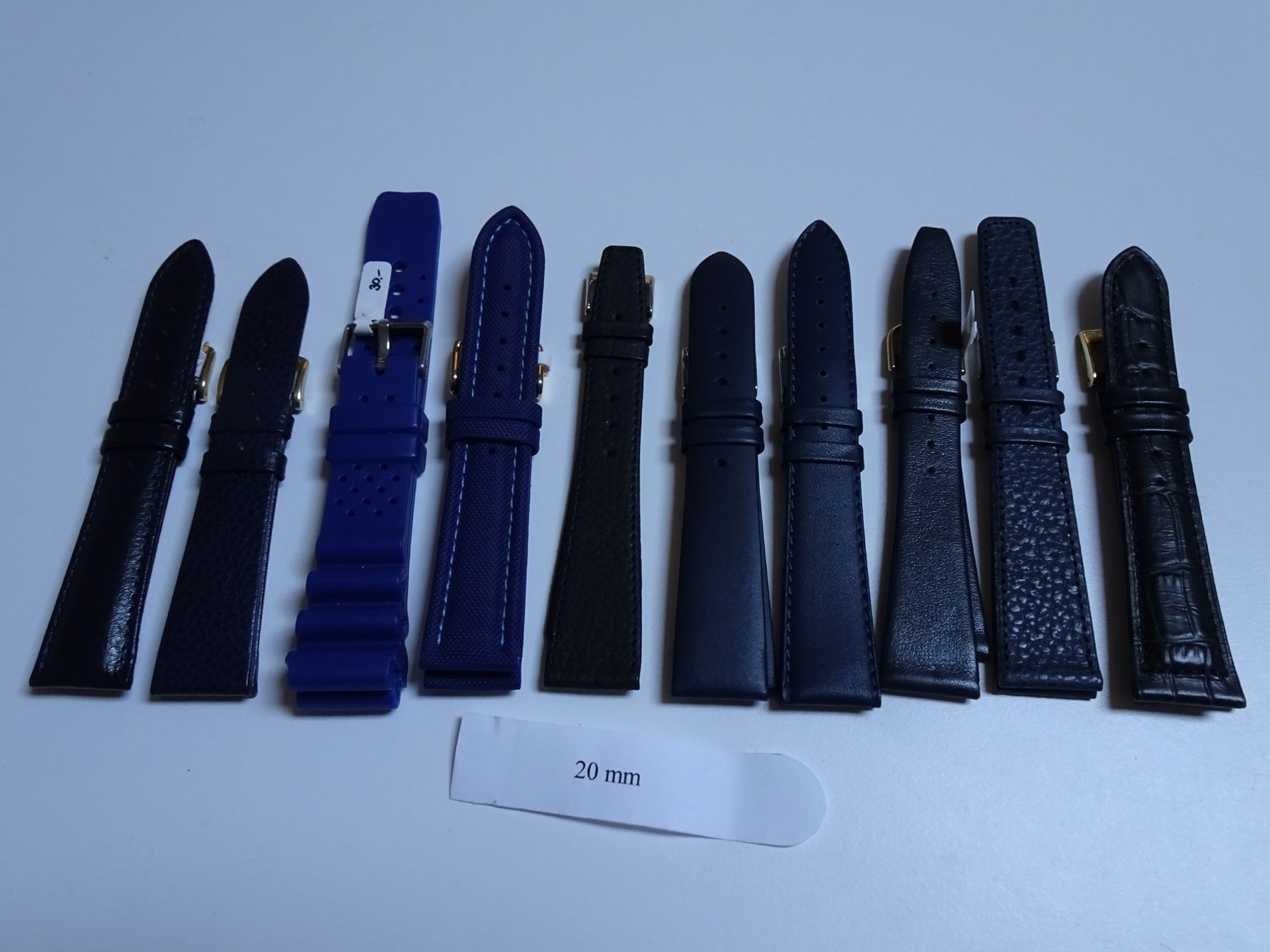 Bracciali & Braccialetti: Uhrenbänder aus Leder verschiedene Grössen #2 – Nuovo (secondo la descrizione) da Winterthur venduto da Sintoras01 6