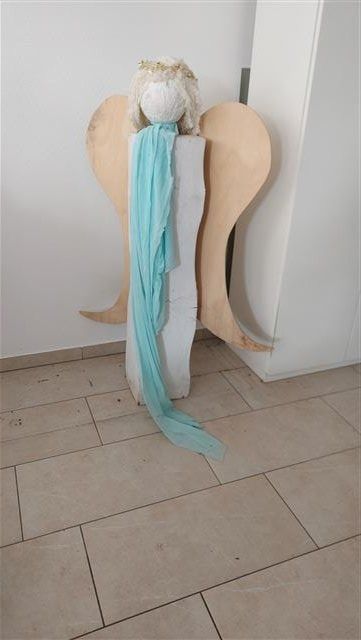 Sculture & Statue: Grosser Engel (handgefertigt), Höhe 120 cm – Usato da Oberrohrdorf venduto da Heinzwu 1