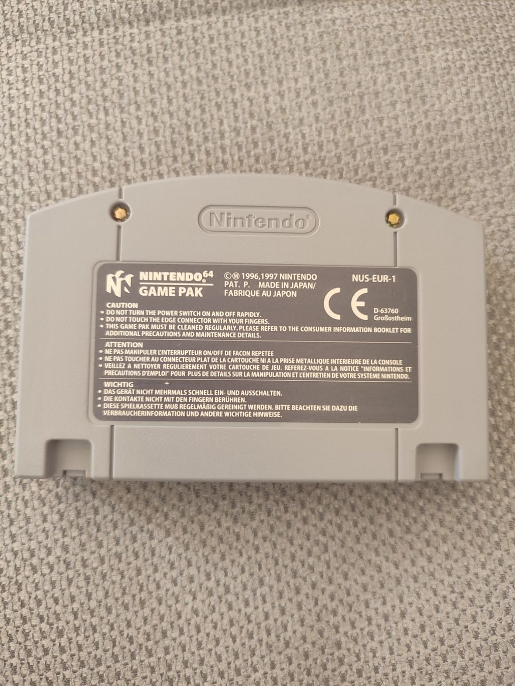 Nintendo Jeux: Goldeneye - Nintendo 64 – D'occasion à Bougy-Villars par Vogue 1