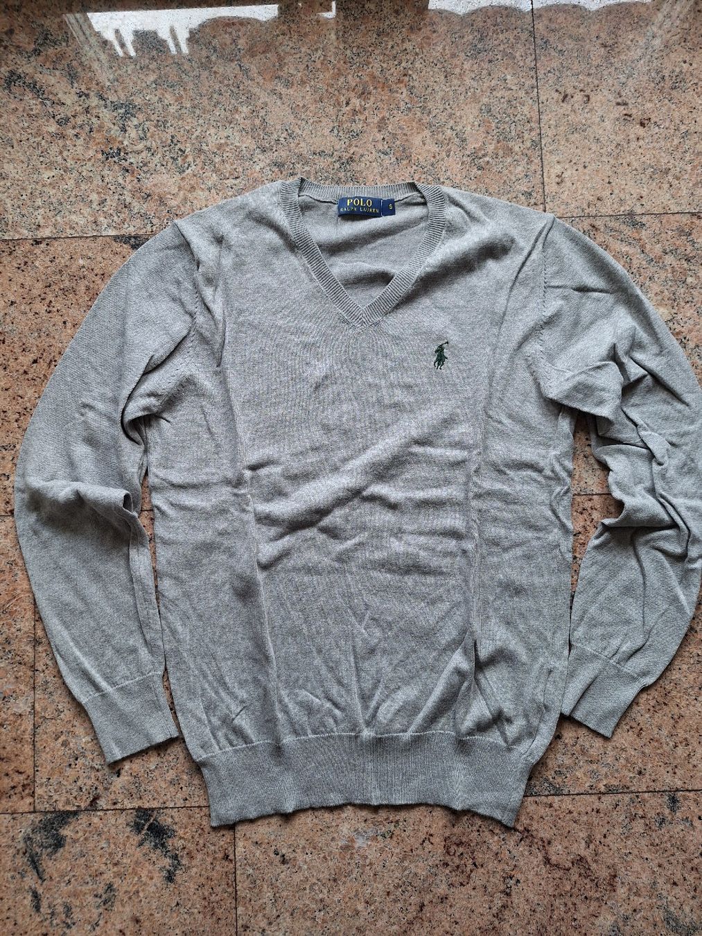 Ralph Lauren Pullover & Sweatshirts: Polo Ralph Lauren Pullover, Gr. S, Beige Grau, Neuwertig – Neu (gemäss Beschreibung) aus Münchenbuchsee von Salezm 1
