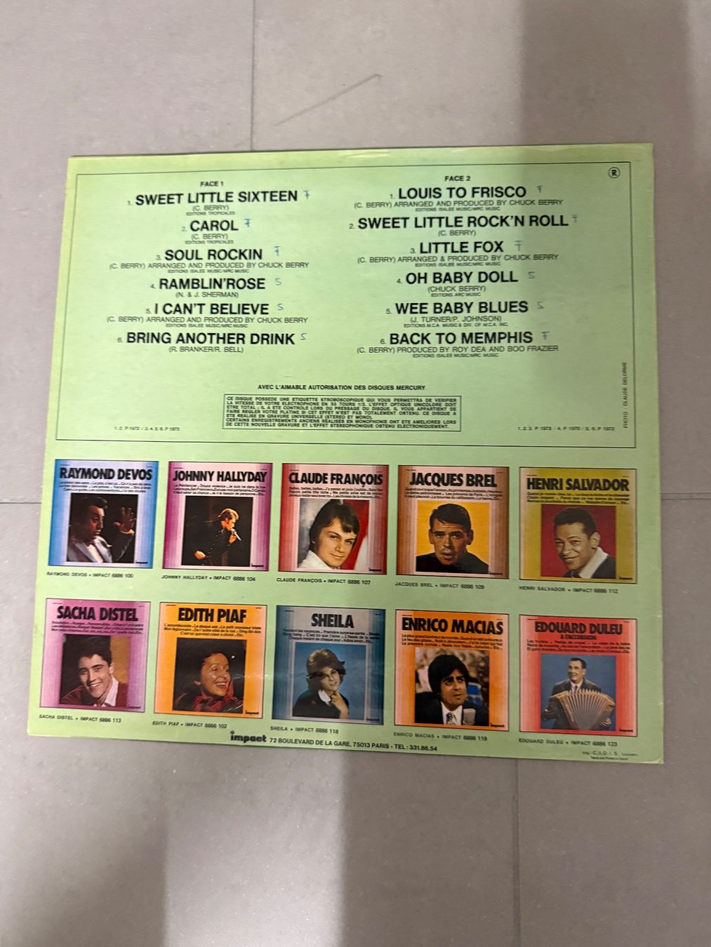Dischi in vinile: Schallplatte / Chuck Berry – Usato da Freidorf TG venduto da sarotiko 1