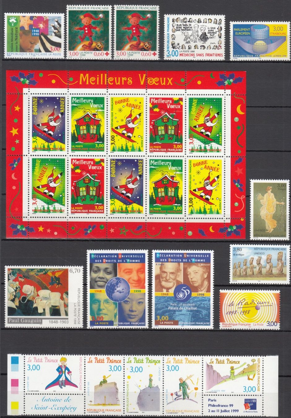 Tous les timbres: Frankreich 1998 postfrisch – D'occasion à Bürglen TG par StampGraf 3