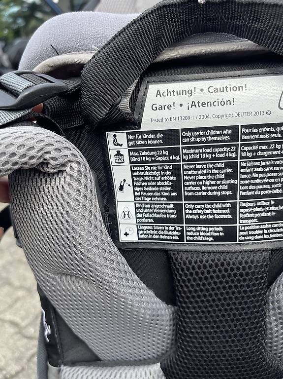Deuter Zaini: DEUTER Kindertrag-Rucksack wie neu – Usato da Uttwil venduto da buob01 4