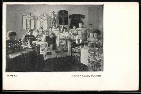 Cartoline postali: Budapest, Herminenkloster, Hermina út,  – Usato da Berlin venduto da bartko-reher