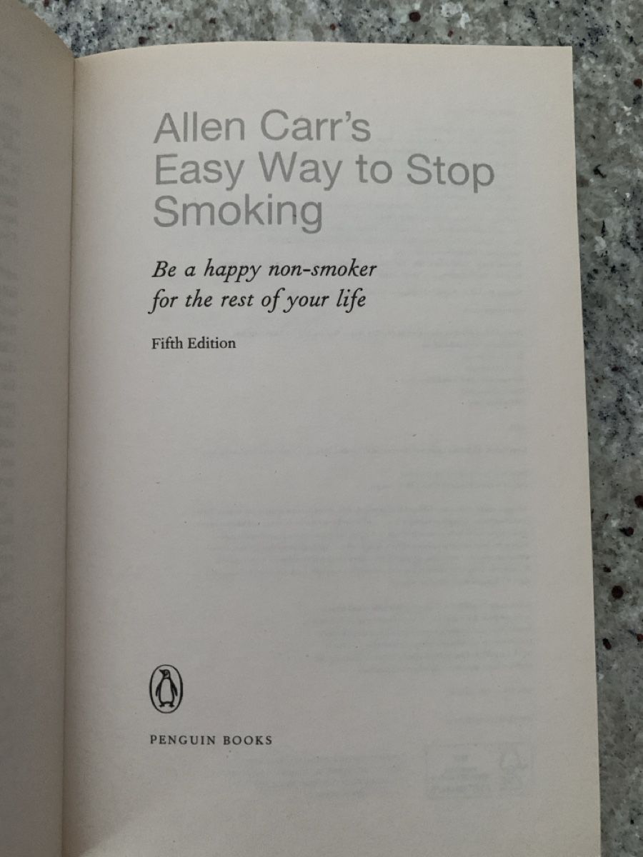 Libri: Allen Carr's Easy Way to Stop Smoking, Book – Nuovo (secondo la descrizione) da Genève venduto da sunsustains 3