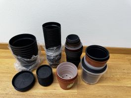 🪴 Diverse Pflanzen(innen)töpfe aus Plastik (⌀ 6-14 cm)