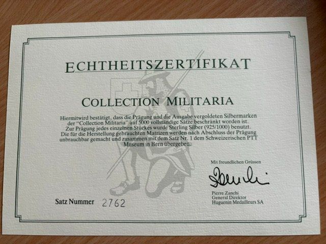 Medaillen: Timbres - médailles commémoratifs – Neu und originalverpackt aus Palézieux von MyriamEdward 1