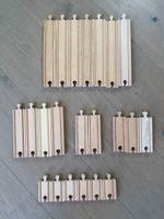 Brio Holz Eisenbahn Schienen, gerade, div. Längen