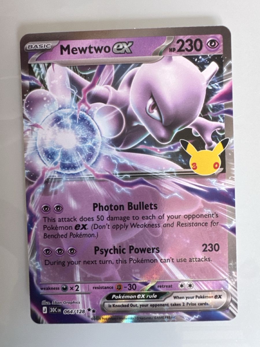Cartoline: Mewtwo ex 30th celebration  – Nuovo (secondo la descrizione) da Effretikon venduto da lui_75tp
