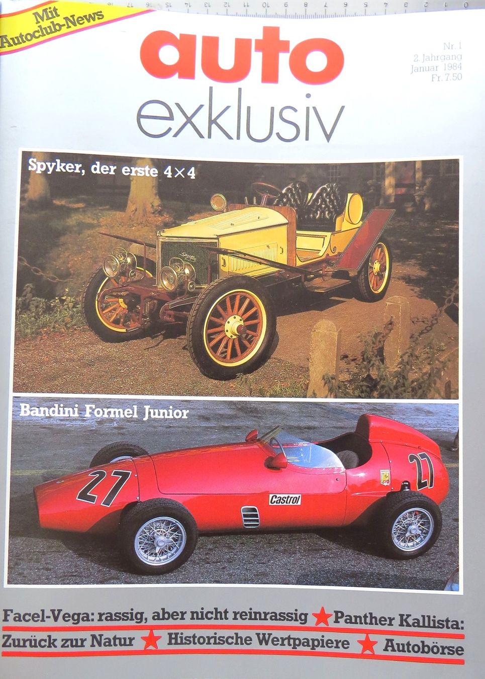 Riviste & Magazine: 12 Hefte auto exclusiv 1984 inkl. Ordner – Usato da Ettingen venduto da campione_1