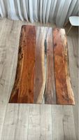Massiver Couchtisch aus Holz, Unikat, Top Zustand