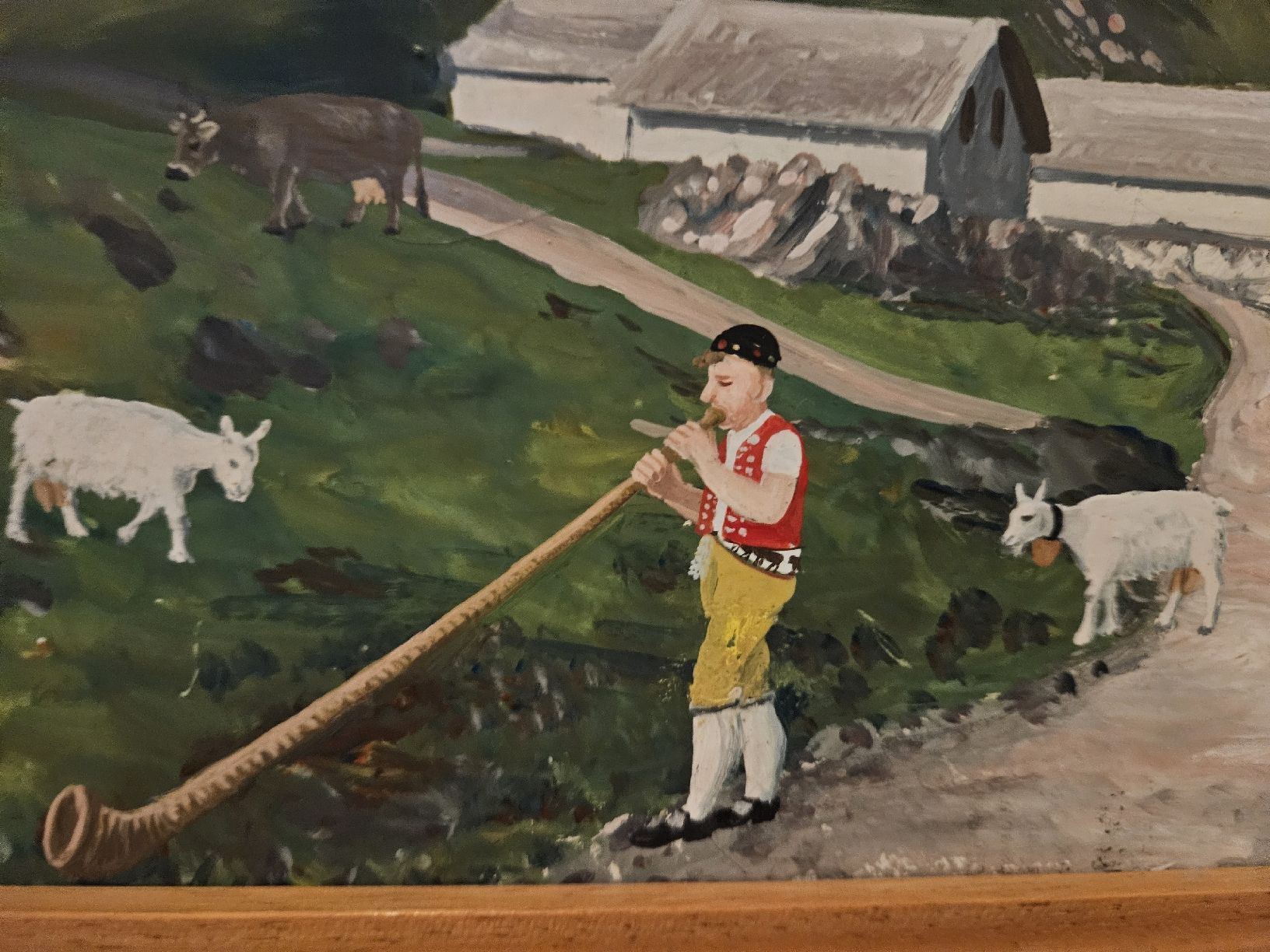 Dipinti: gemälde appenzell vetsch 1961 – Usato da Schwellbrunn venduto da Rosaroterpanter 5