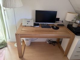 Vollholz Bürotisch 140x76x65