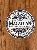 Macallan Single Malt Whisky -Schönes Blechschild 20 CM- neu!