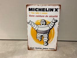 MICHELIN X VINTAGE BLECHSCHILD  NEU !