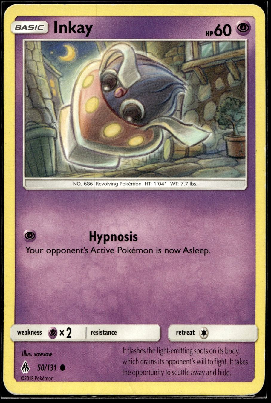 Pokémon Carte collezionabili: Inkay (FLI EN 50/131) – Usato da Affoltern am Albis venduto da Chiesa_5