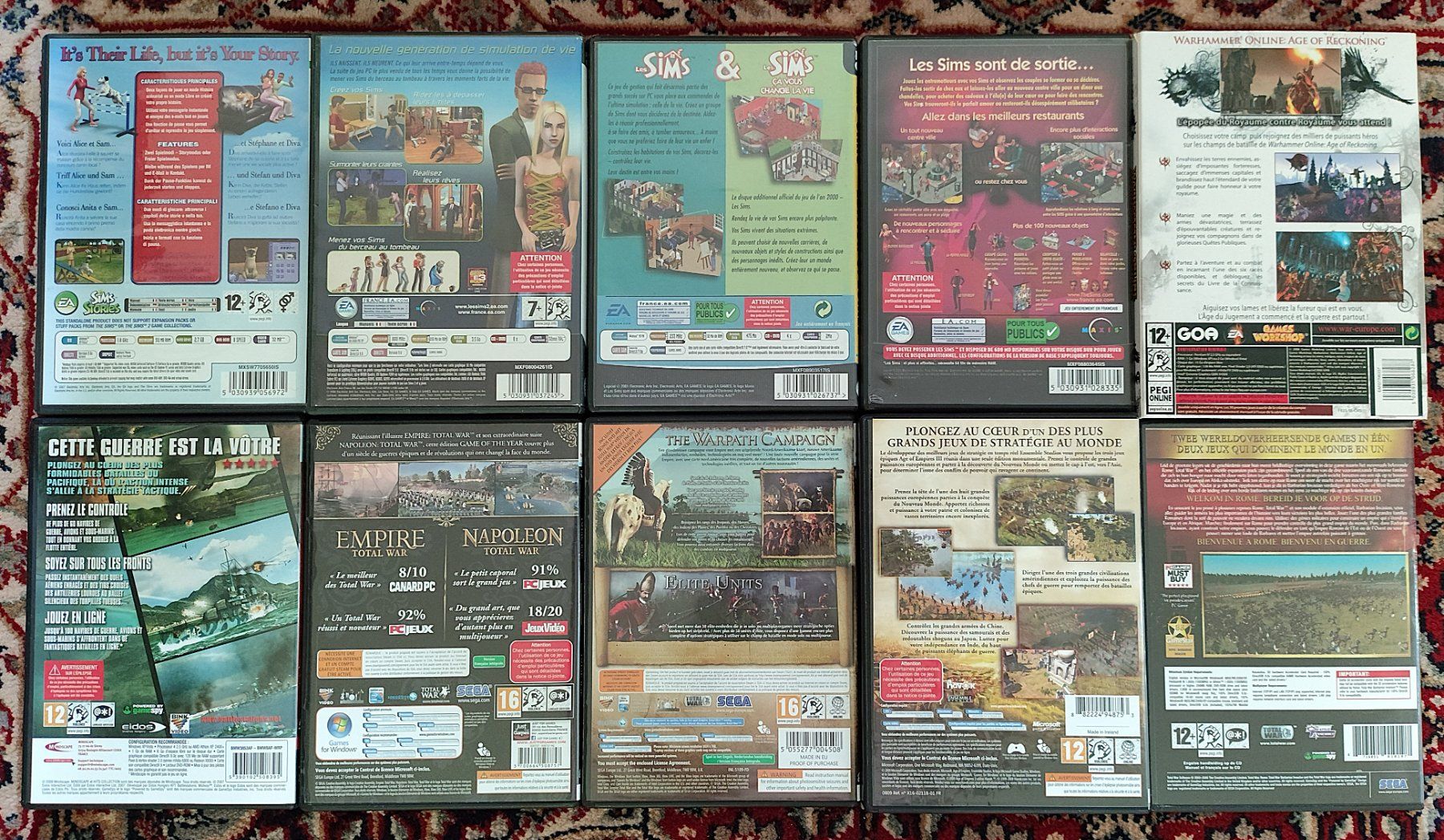 Jeux: Lot 10 jeux PC – D'occasion à Grandson par proekt 1