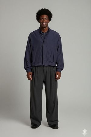 Henry Morell Marine-Windjacke - Größe M