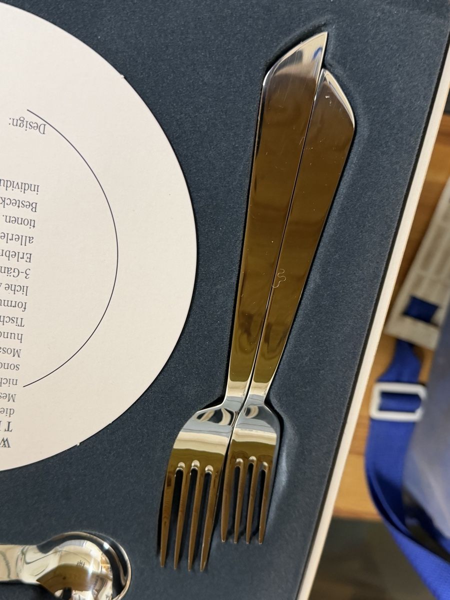 WMF Set di posate: WMF Tafelbesteck Three Courses, 6-teilig, neuwertig – Nuovo (secondo la descrizione) da Zumikon venduto da ems_6kdb 3