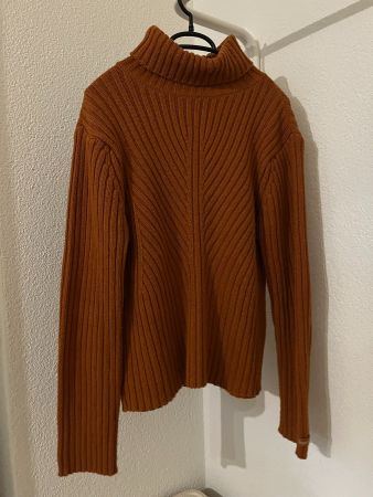 Oranger BIG STAR Rollkragenpullover, Grösse XL (eher M)