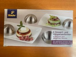 Set Dessert Vorspeisenformen Halbkugel Metall Neupr. 15,-CHF