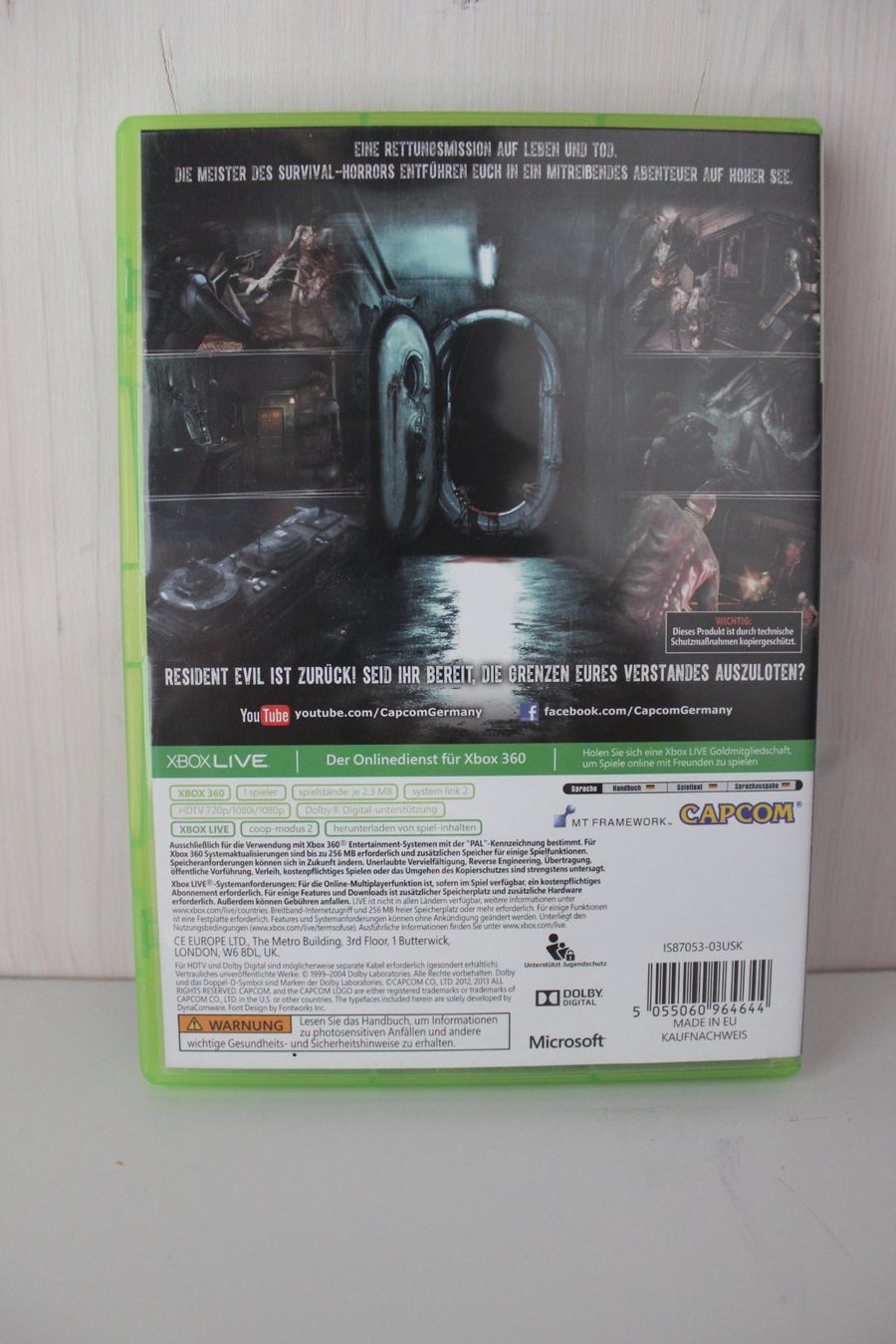 Spiele: Resident Evil Revelations - XBOX 360 - komplett – Gebraucht aus Ebertswil von Ricogoeritz 1