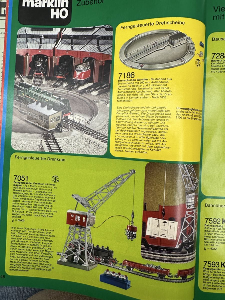 Märklin Modellini di ferrovie: Märklin Katalog 1977 D – Usato da Lupsingen venduto da New-Haven 3