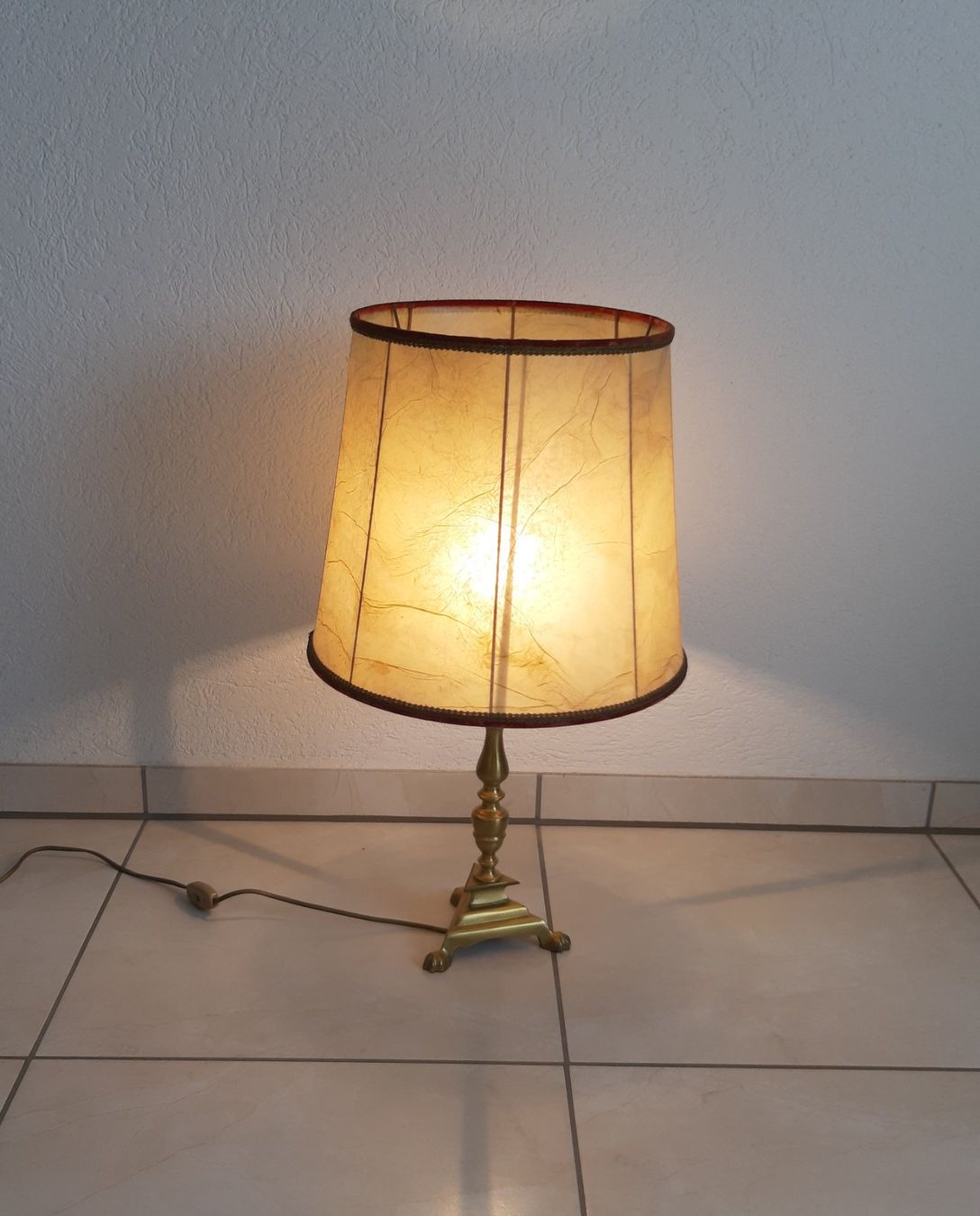 Lampen: Tischlampe Tisch Lampe Antik Kurios Messing – Gebraucht aus Birr von schwegi4