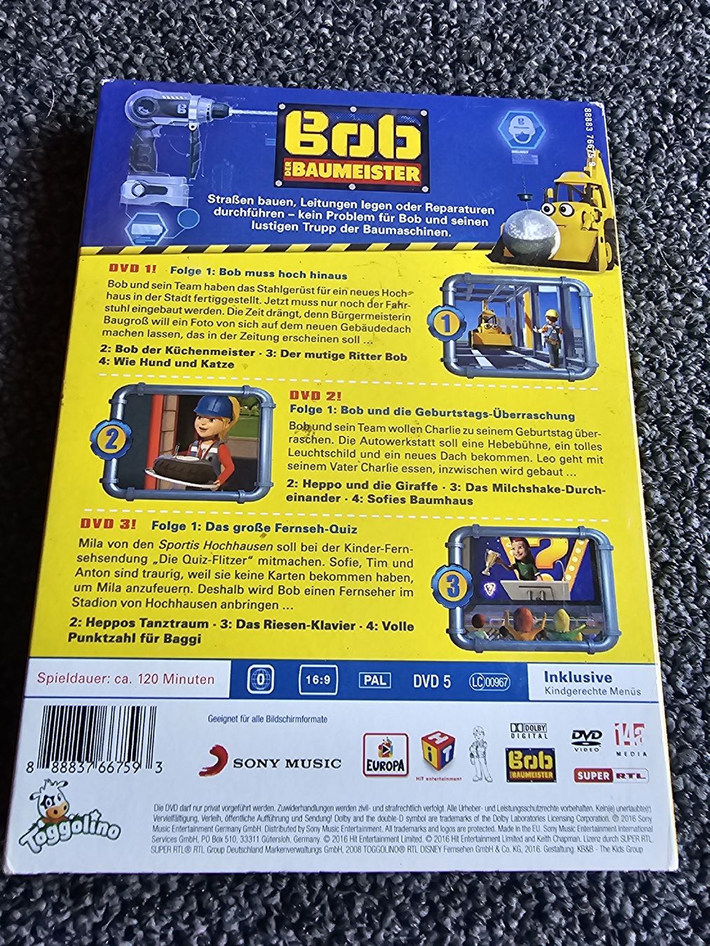 Alle DVDs: Bob der Baumeister (22172) – Gebraucht aus Ruswil von jan_bxl5 1