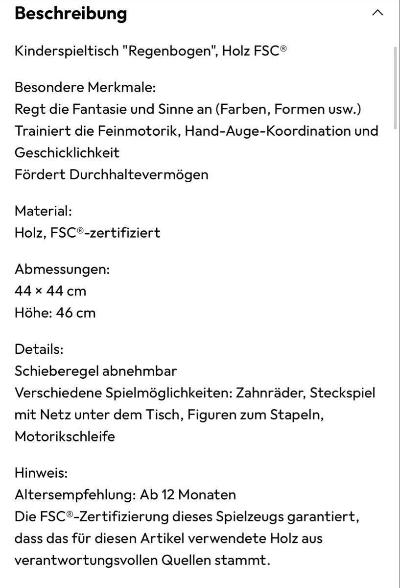 Spielzeuge: Kinder Activity-Spieltisch von Vertbaudet – Gebraucht aus Dottikon von 0Micia0 2