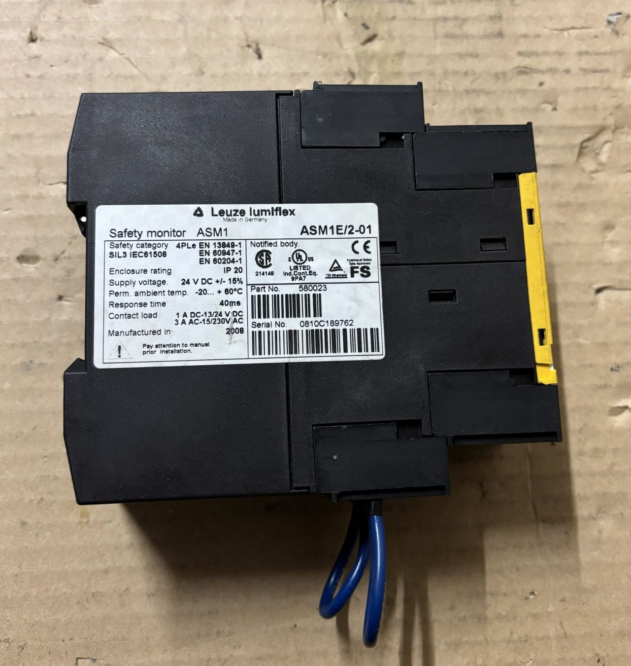 Componenti elettronici: Leuze ASM 1E/2-01 Sicherheitsmodul – Usato da Sins venduto da 3985schluckti 2