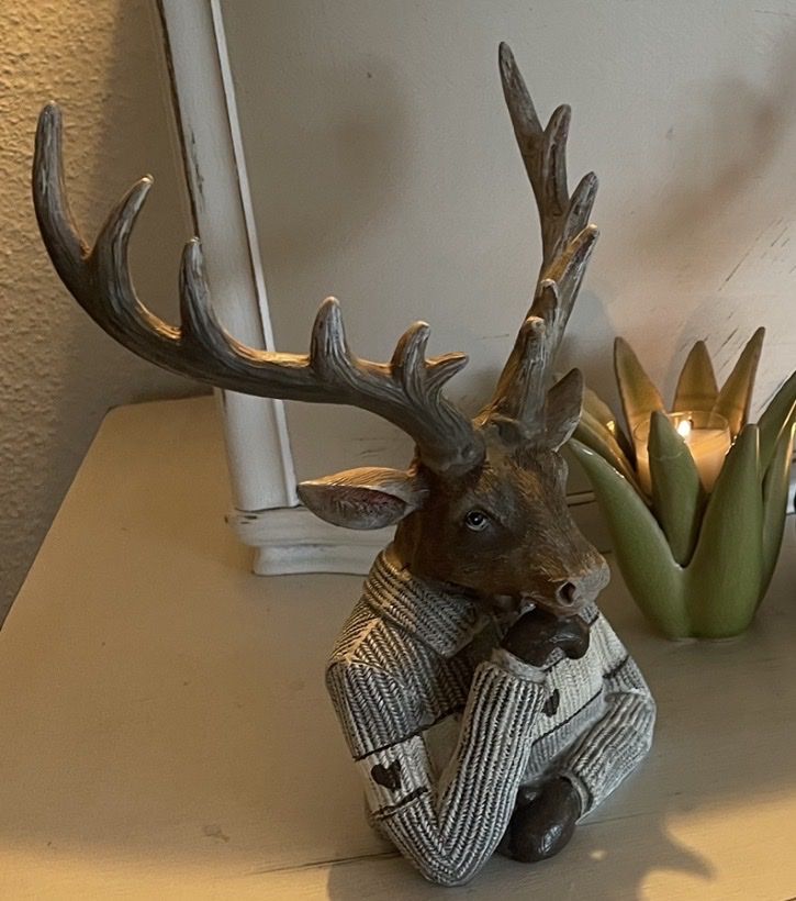 Statuette: 2 coole Deko Hirschbüsten – Usato da Schlieren venduto da SpezielleNote52 2