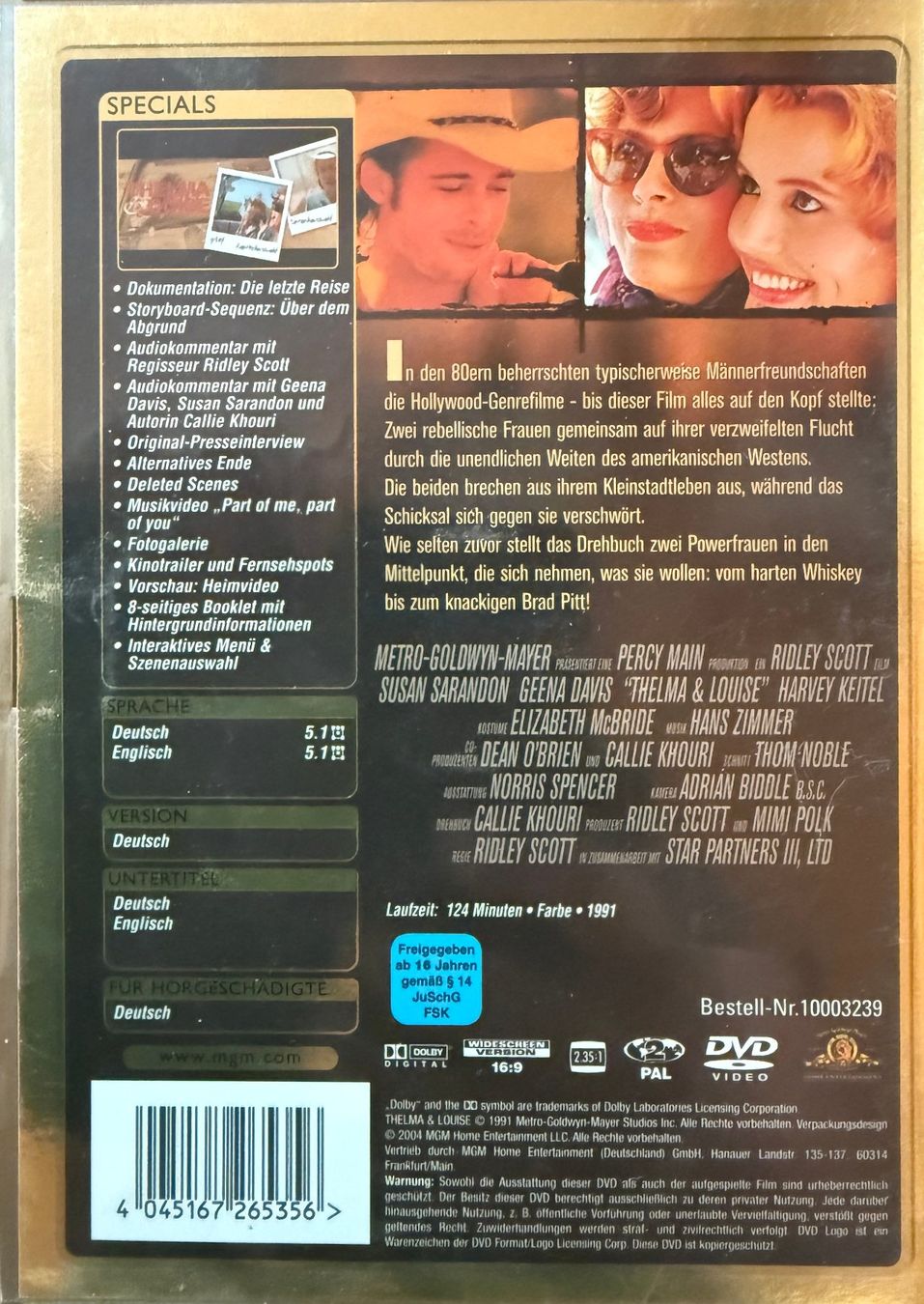 Tutti i DVDs: DVD - Thelma & Louise / Gold Edition – Usato da Zäziwil venduto da kreative-ideen 1