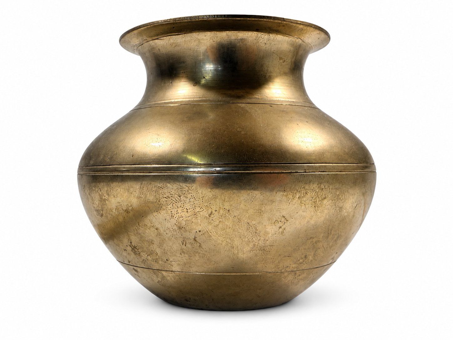 Vasen & Gefässe: Bauchige Metallvase in Messingoptik – Gebraucht aus Zollikerberg von lin_yc2n 2