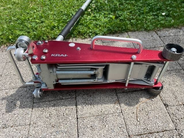 Kraftwerk 38102 Wagenheber Extra Flach – 2 T Tragkraft, Für Garagen & Auto-Reparaturen