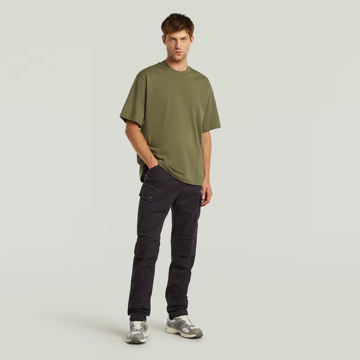 G-Star Pantaloni: G-Star Roxic Zip Straight Tapered Hose – Nuovo e nell'imballaggio originale da Gwatt-Thun venduto da D3af
