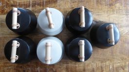 7 kleine Töpfchen mit Deckel Neu (Geschirr)