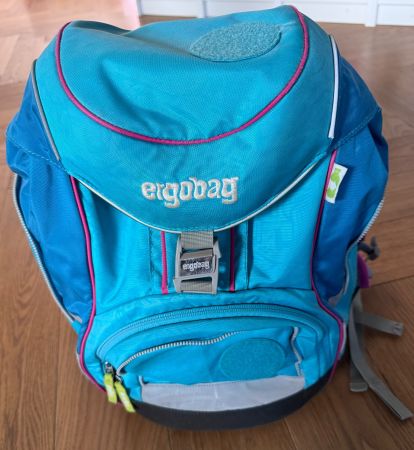 ergobag Schulrucksack /Turnsack /Etui inkl. 3 Pack Kletties