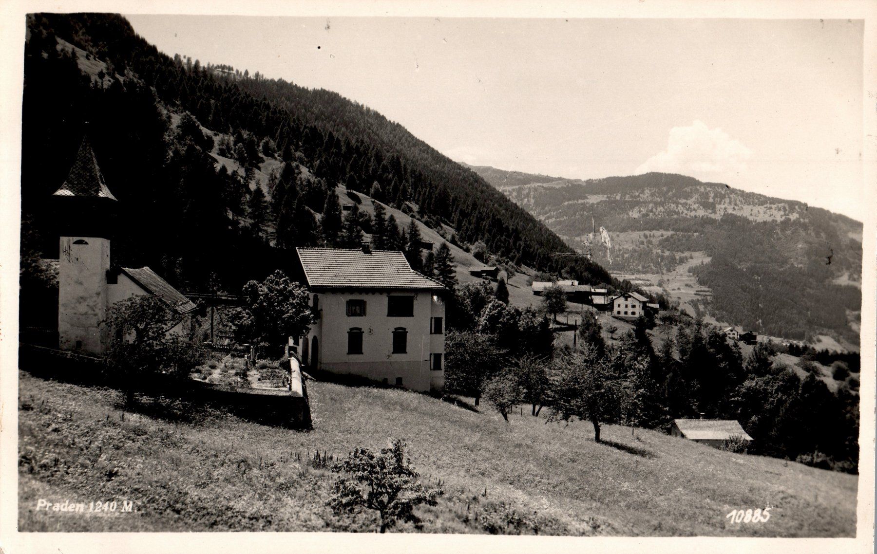 Cartoline postali: Alte AK:  Dorf Praden, ca. 1940, TOP – Nuovo (secondo la descrizione) da Zürich venduto da 1.Simon