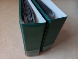 2 Briefmarken Album für Erstagsbriefe grün
