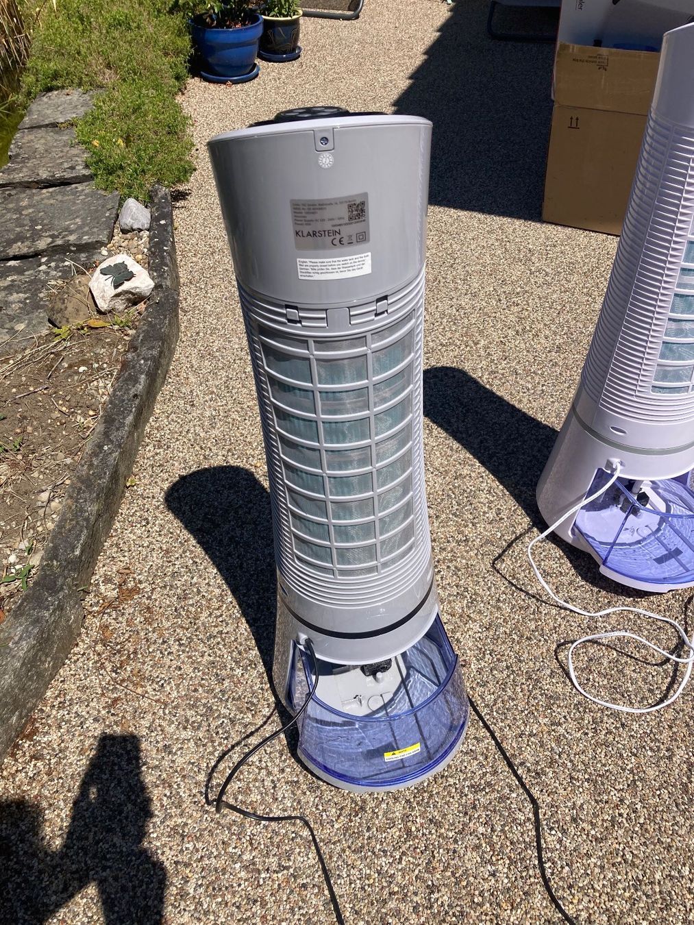 Ventilatori: Luftkühler Turmventilator Klarstein Scyscraper 4-1 grau – Usato da Humlikon venduto da schoko_ede 1