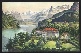 Seelisberg, Hotel Pension Bellevue, 1932