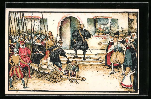 Cartoline postali: Basel, Wettstein und Riehen Festspiel zu – Usato da Berlin venduto da bartko-reher