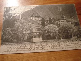 Karte Chur, 1904, gelaufen