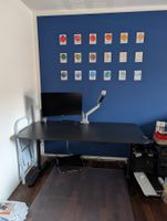 Ikea Bekant Schreibtisch in schwarz