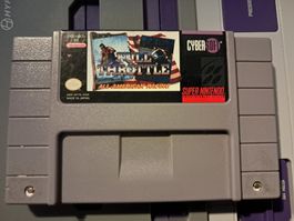 Full Throttle All-American Racing SNES US Modul