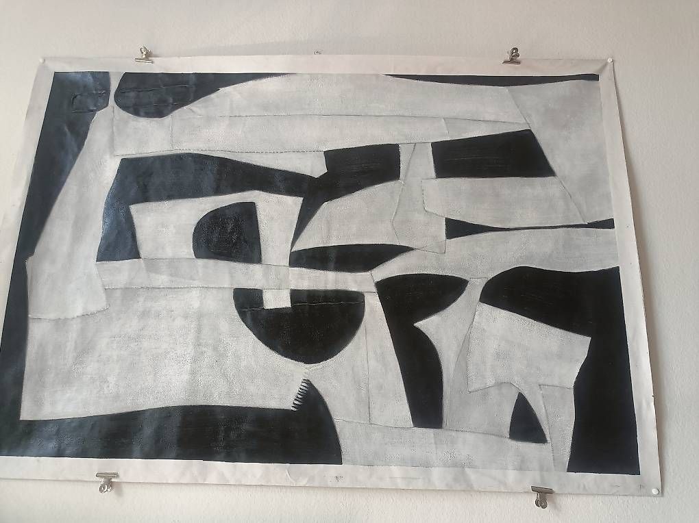 Dipinti: Acrylic abstrakt canvas – Usato da Zürich venduto da ABraun1980