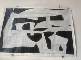 Acrylic abstrakt canvas