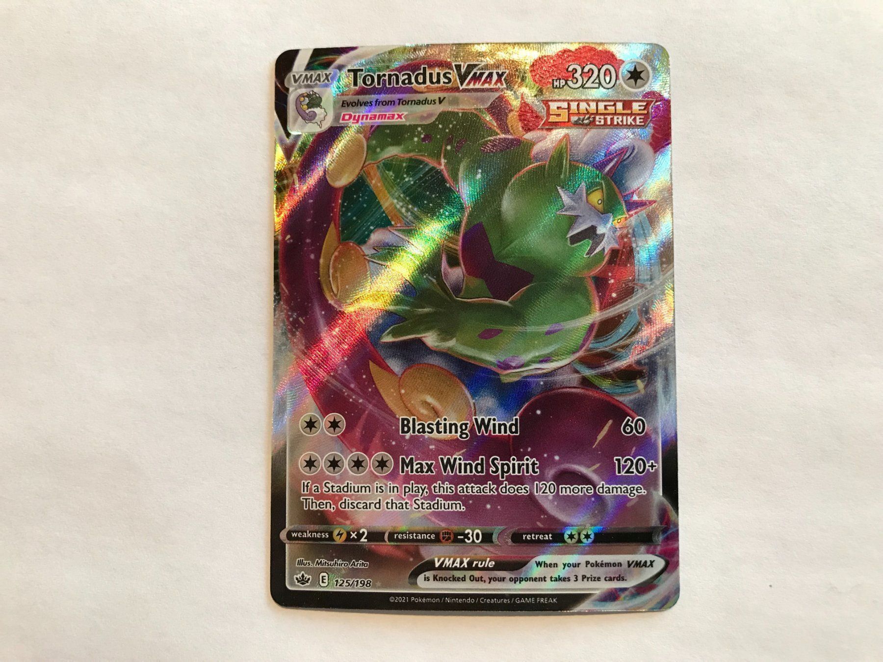 Pokémon Carte collezionabili: Tornadus Vmax – Nuovo (secondo la descrizione) da Hagendorn venduto da Pokecollectorch 1