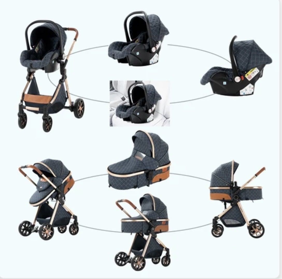 Carrozzine: Kinderwagen Kombi Set mit Babyschale – Usato da Basel venduto da Caarmen412 1